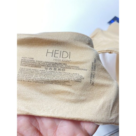 Designer Heidi Klum Bra 38C Nude Tan Women's Smooth T-Shirt Bra Brand New w Tags - Picture 2 of 14